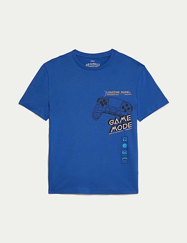 Pure Cotton Gaming T-Shirt (6-16 Yrs)