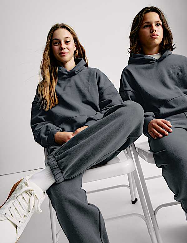 Sweat en coton à capuche (du 6 au 16 ans) - CH