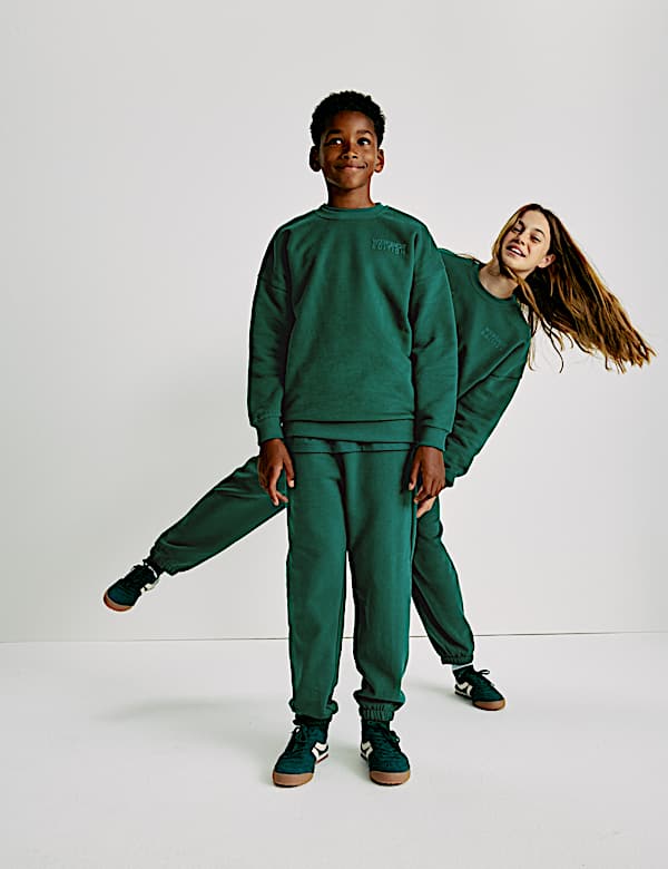 Sweat en coton avec texte (du 6 au 16 ans) - LU