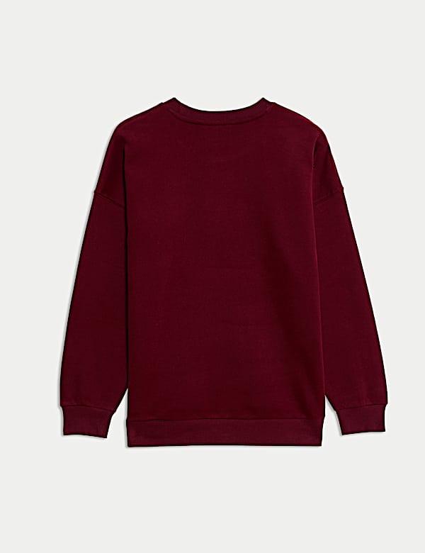 Cotton Rich Slogan Sweatshirt (6-16 Yrs)