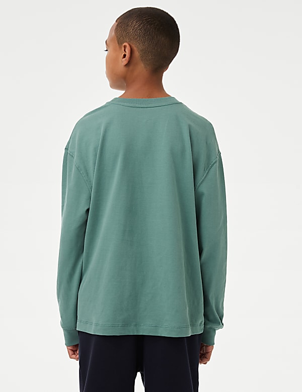 Pure Cotton Slogan Top (6-16 Yrs)