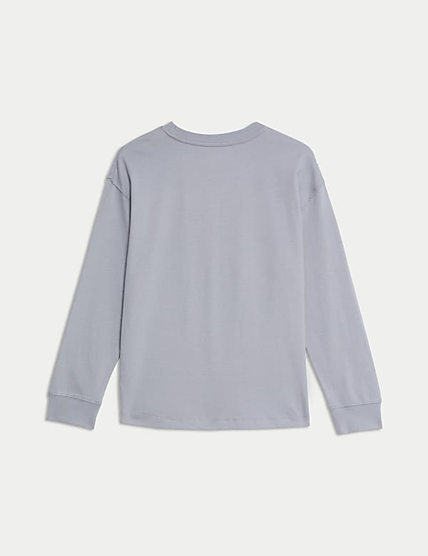 Pure Cotton Slogan Top (6-16 Yrs)