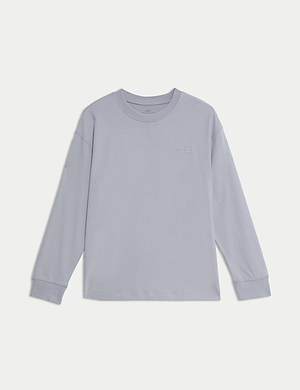 Puur katoenen top met opschrift (6-16 jaar) - NL