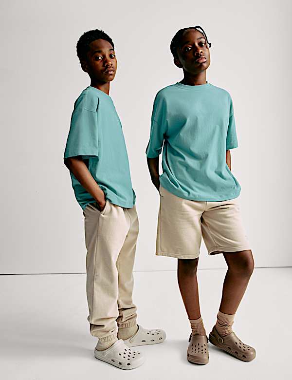 Pure Cotton Plain T-Shirt (2-16 Yrs)