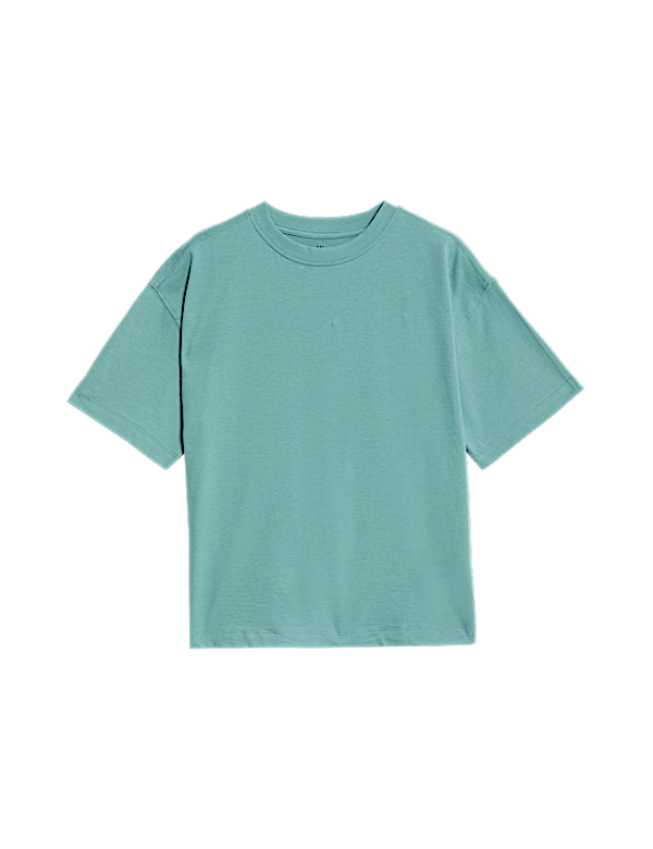 Pure Cotton Plain T-Shirt (2-16 Yrs)