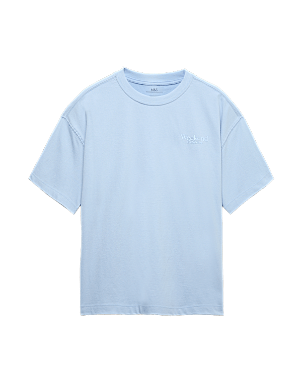 Pure Cotton Plain T-Shirt (6-16 Yrs)