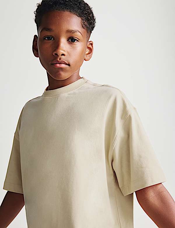 Pure Cotton Plain T-Shirt (6-16 Yrs)
