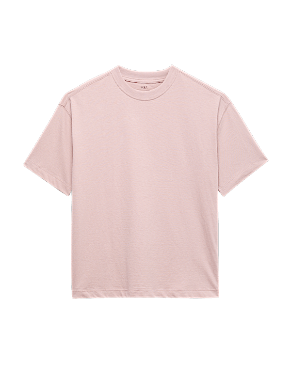 Pure Cotton Plain T-Shirt (6-16 Yrs)