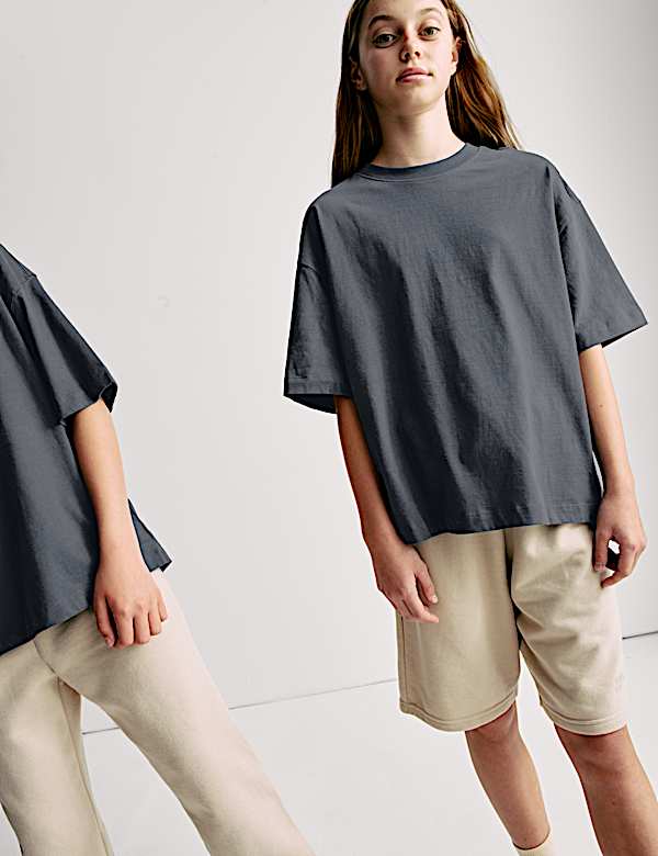 Pure Cotton Plain T-Shirt (2-16 Yrs)