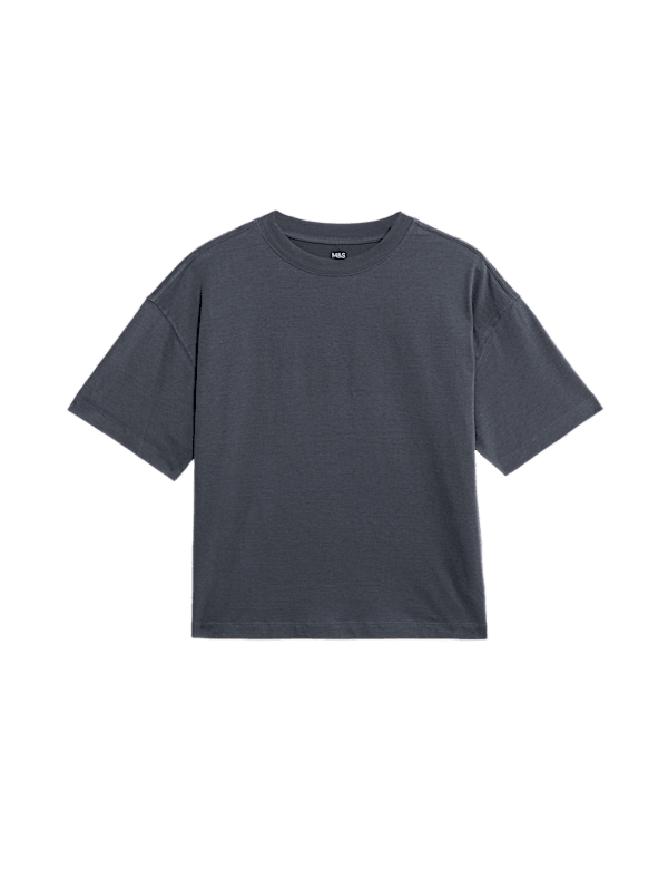 Pure Cotton Plain T-Shirt (2-16 Yrs)