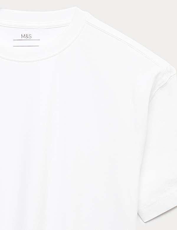 Pure Cotton Plain T-Shirt (6-16 Yrs)