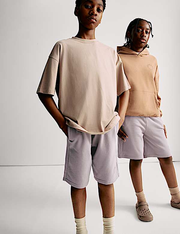 Cotton Rich Elasticated Waist Shorts (6-16 Yrs)