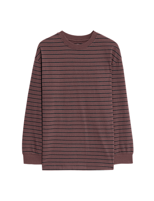 Pure Cotton Striped Top (6-16 Yrs)