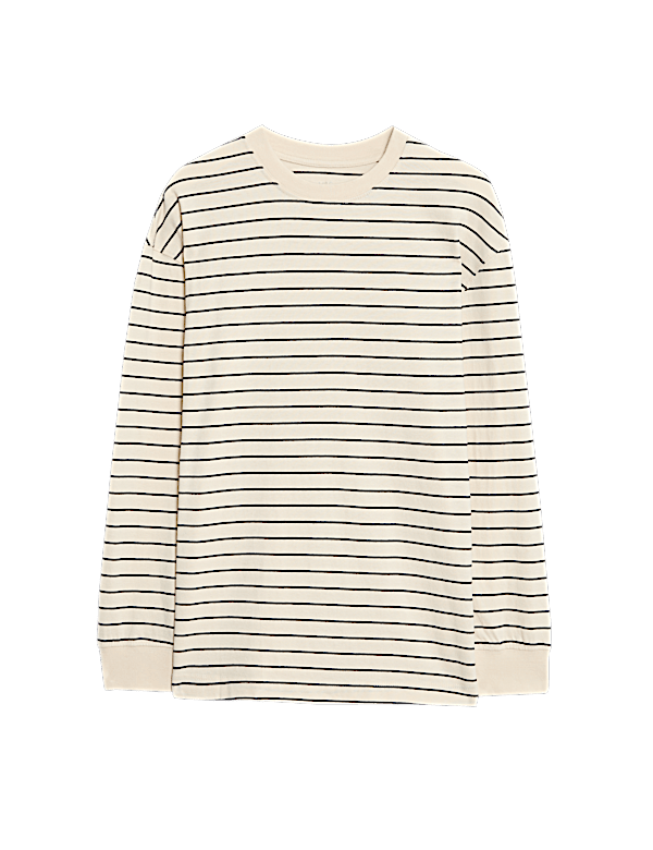 Pure Cotton Striped Top (6-16 Yrs)