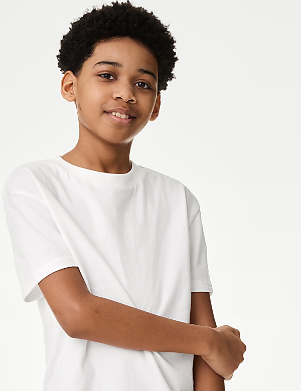 3pc Cotton Blend Top & Shorts Outfit (2-16 Yrs) - HU