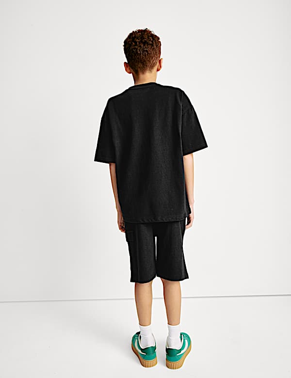 2pc Pure Cotton Sports Top & Bottom Set (2-16 Yrs) - KR