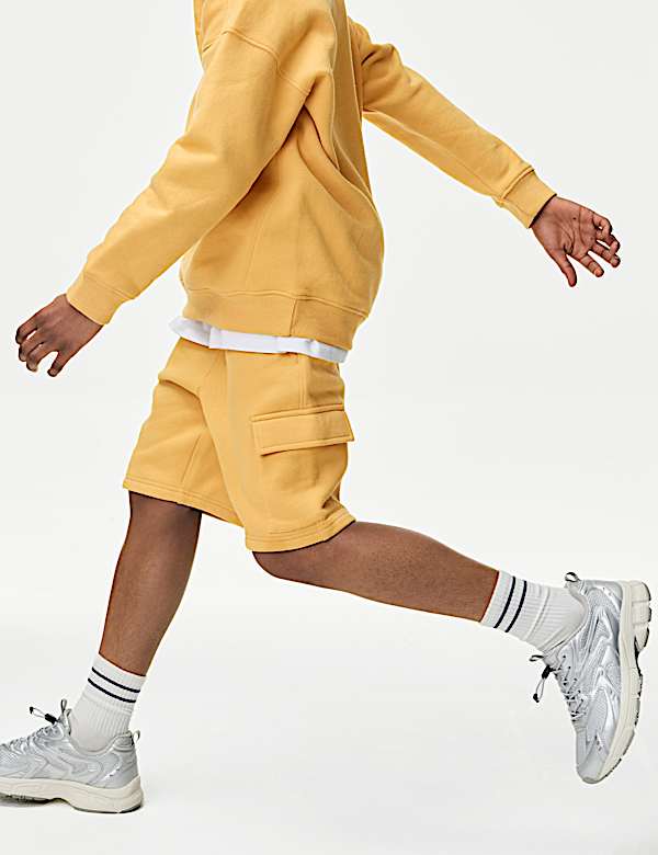 Ensemble 2&nbsp;pi&egrave;ces sweat-shirt et short en coton (du 2&nbsp;au 16&nbsp;ans) - FR