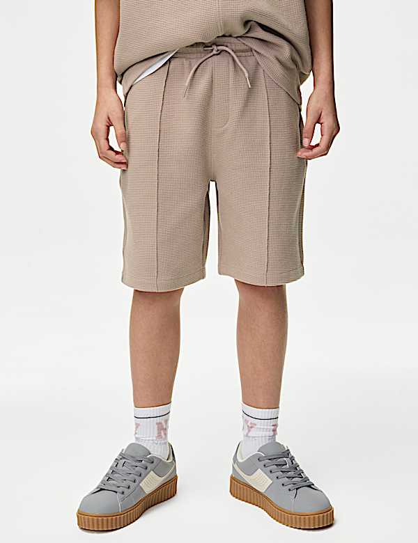 2pc Pure Cotton Waffle Top & Bottom Outfit (2-16 Yrs) - AL