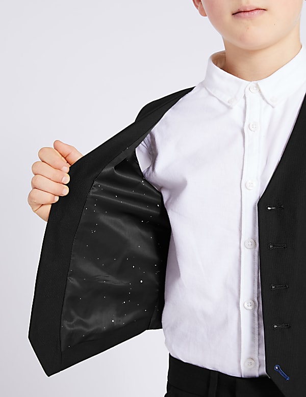 Black Waistcoat (3-16 Yrs)