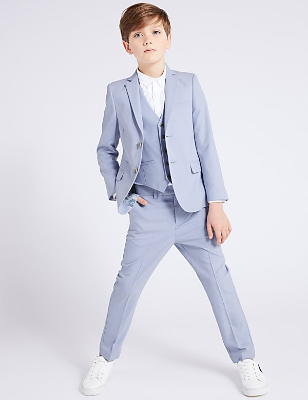 Blue Suit Trousers (3-16 Years)