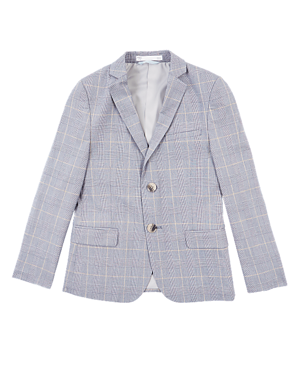 Checked Suit Jacket (2-16 Yrs)