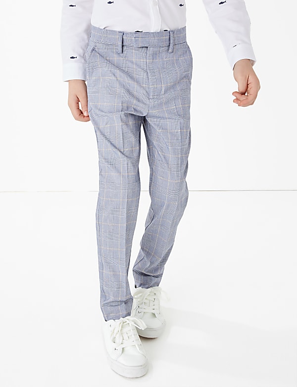 Checked Trousers (2-16 Yrs)