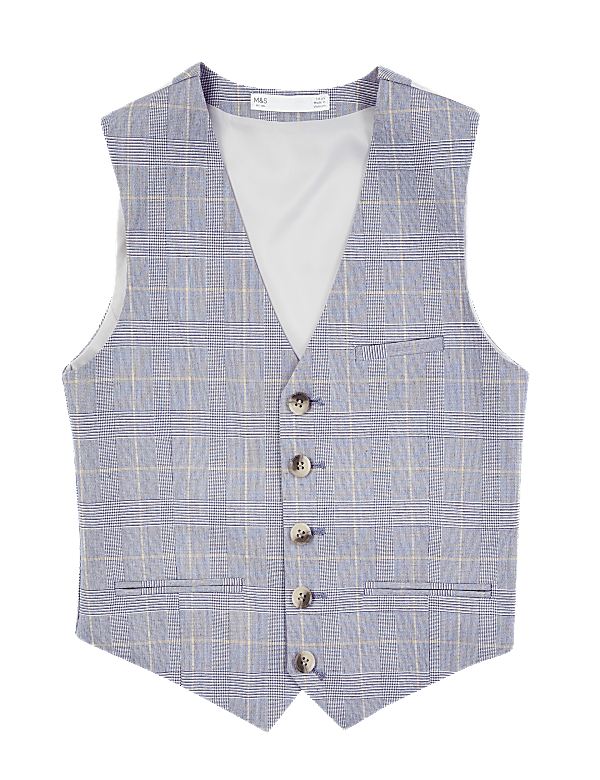 Checked Waistcoat (2-16 Yrs)
