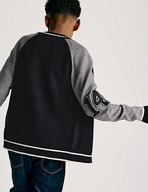 Knitted Zip Cardigan (6-16 Yrs) - UA