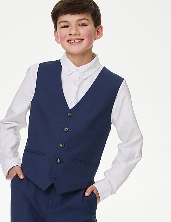 Regular Fit Waistcoat (2-16 Yrs) - OM