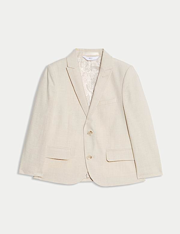 Suit Jacket with Linen (6-16 Yrs) - NL
