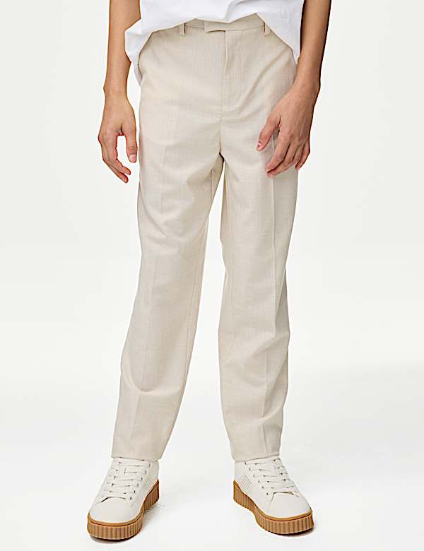 Suit Trousers with Linen (2-16 Yrs) - JP