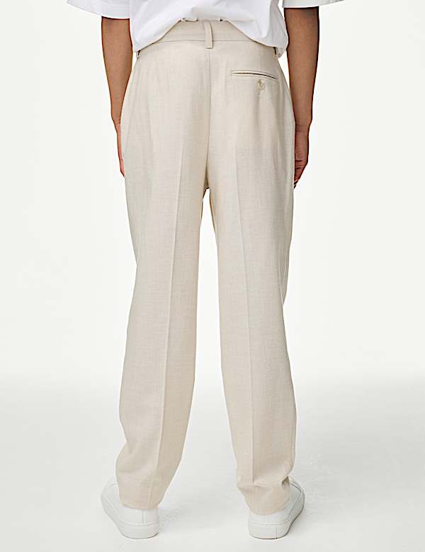 Suit Trousers with Linen (2-16 Yrs) - JP