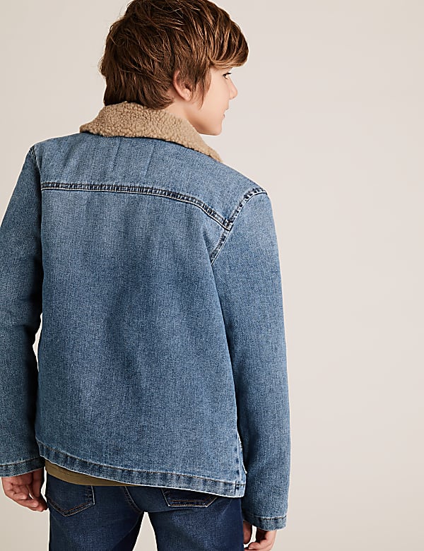 Denim Borg Lined Jacket (6-16 Yrs)