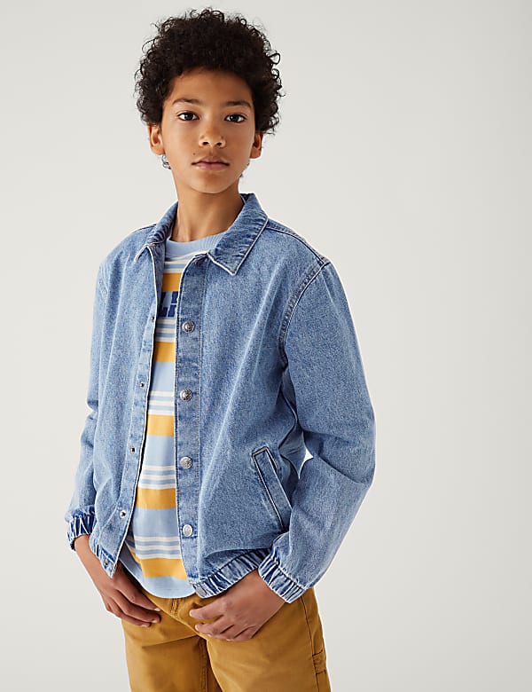 Marks and spencer denim jacket online