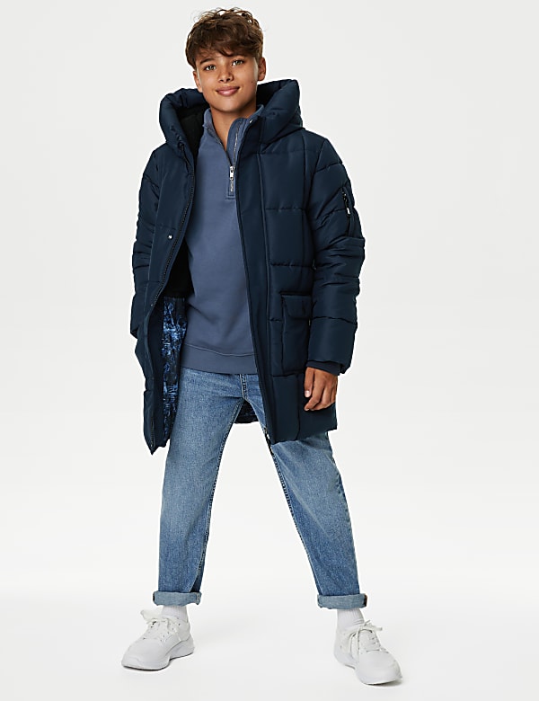 Stormwear™ Longline Padded Raincoat (6-16 Yrs)