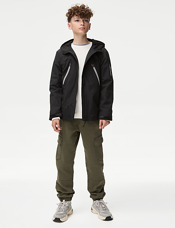 Stormwear&trade; Fleece Lined Hooded Jacket (6-16 Yrs) - DE