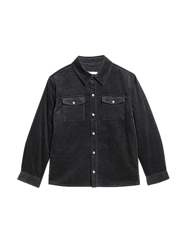 Cord Fleece Lined Shacket (6-16 Yrs)
