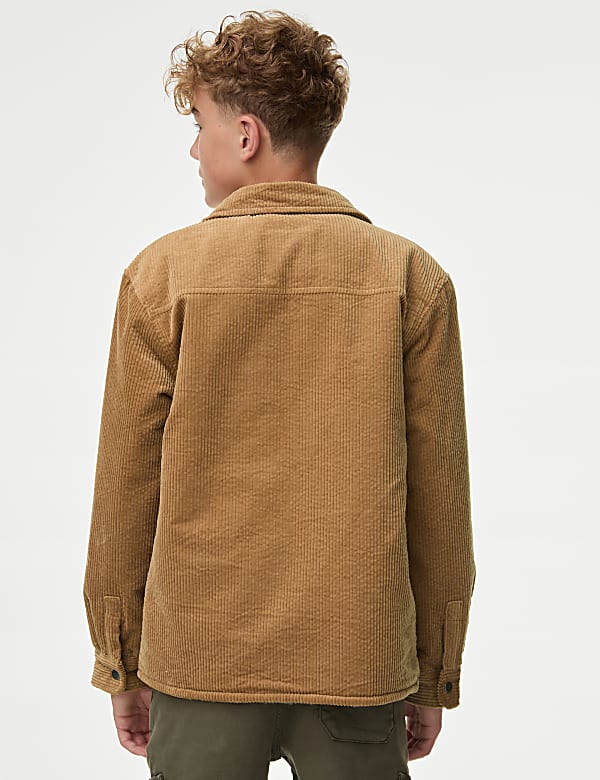 Cord Fleece Lined Shacket (6-16 Yrs)