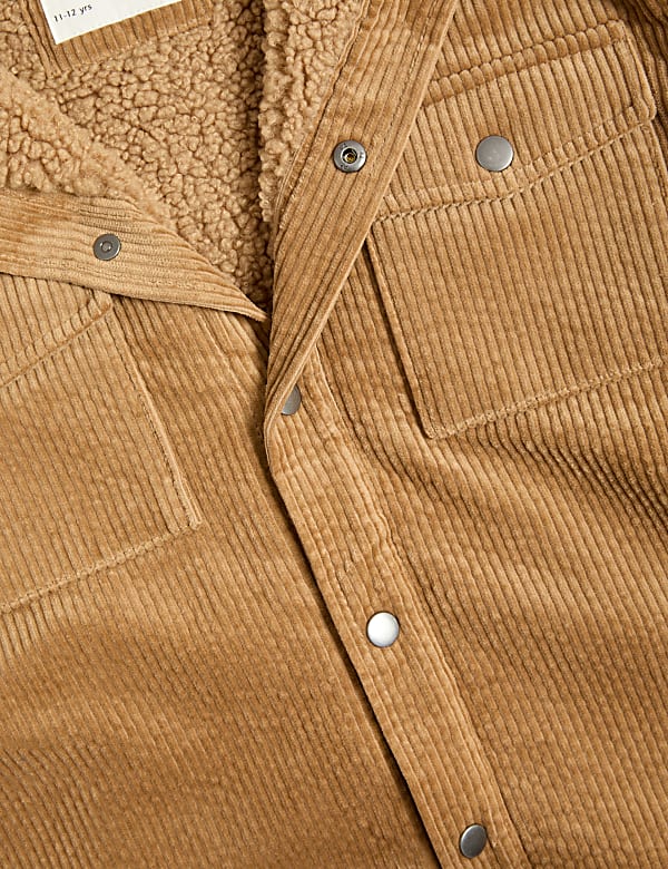 Cord Fleece Lined Shacket (6-16 Yrs)