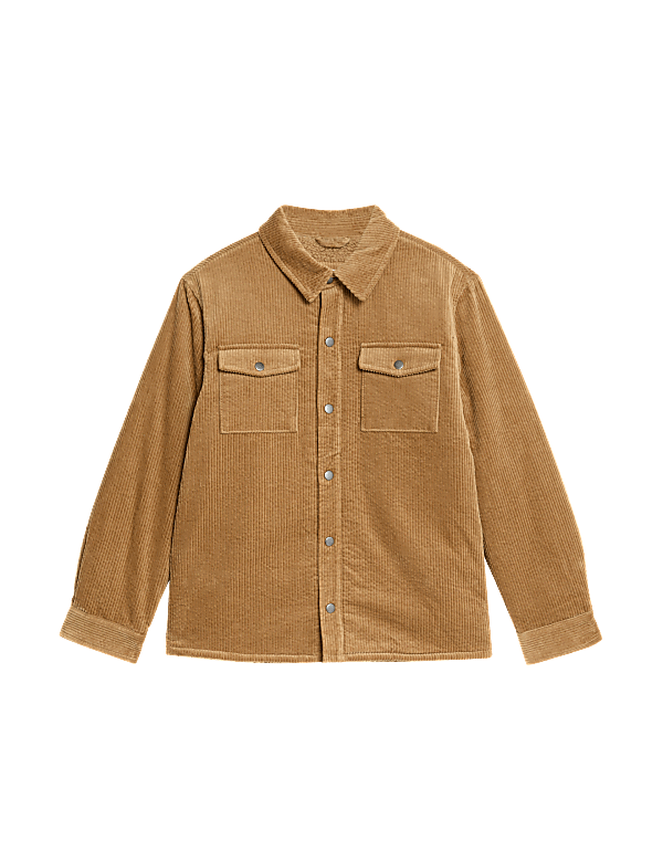 Cord Fleece Lined Shacket (6-16 Yrs)