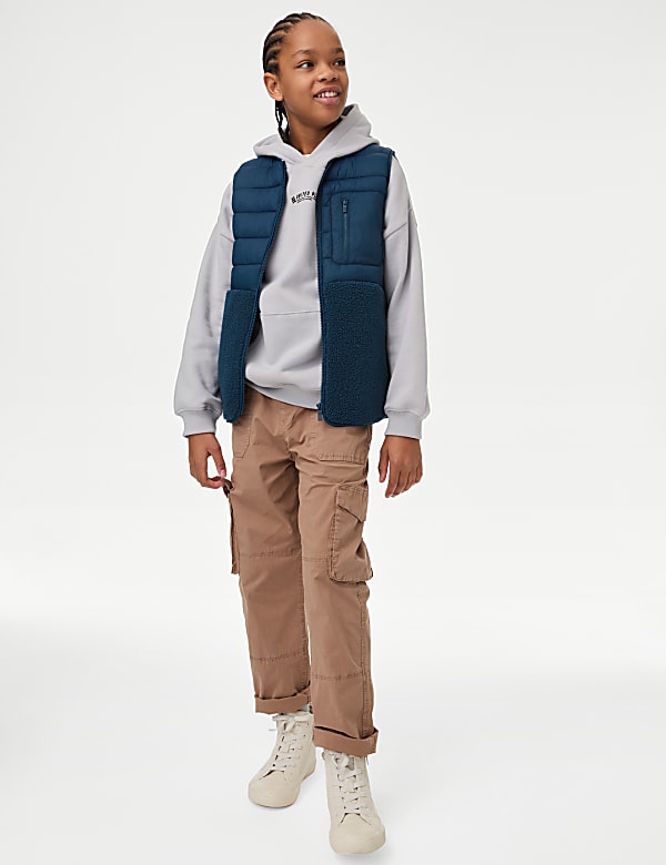 Borg Quilted Gilet (6-16 Yrs) - IT