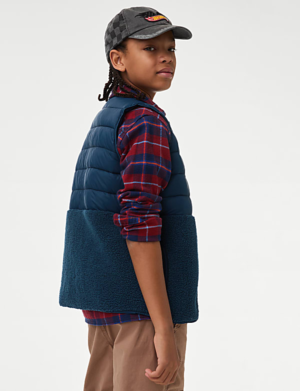 Borg Quilted Gilet (6-16 Yrs) - IT