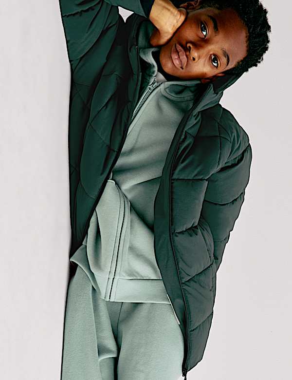 Hooded Padded Coat (6-16 Yrs)