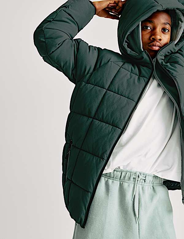 Hooded Padded Coat (6-16 Yrs)