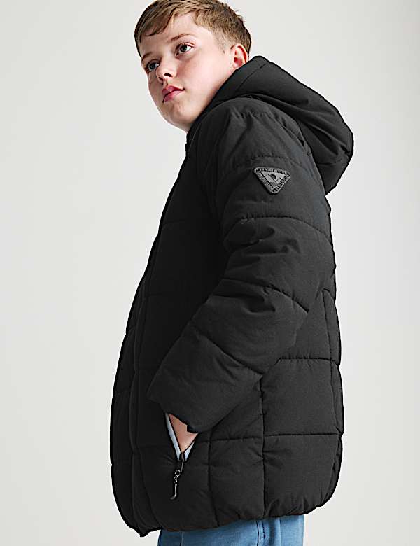 Hooded Padded Coat (6-16 Yrs) - SK