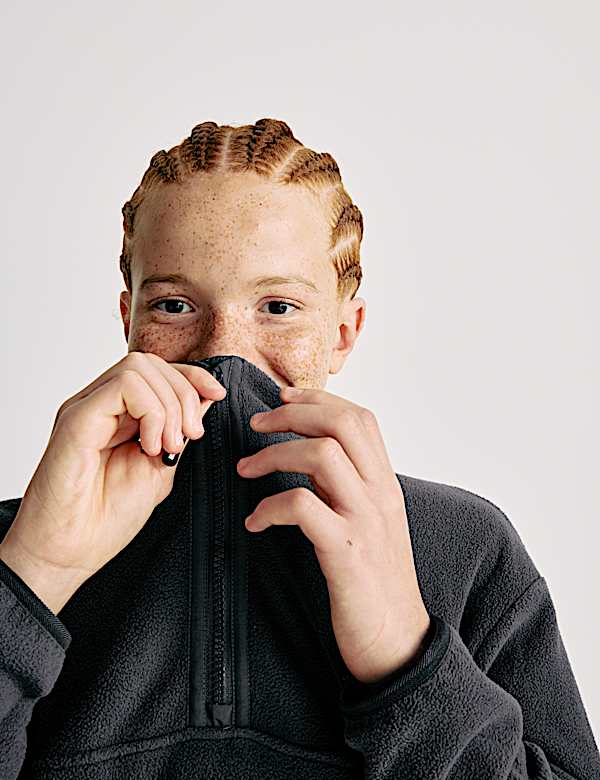 Ski Half Zip Fleece Top (2-16 Yrs) - ES