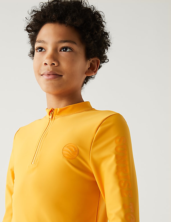 Slogan Long Sleeve Rash Vest