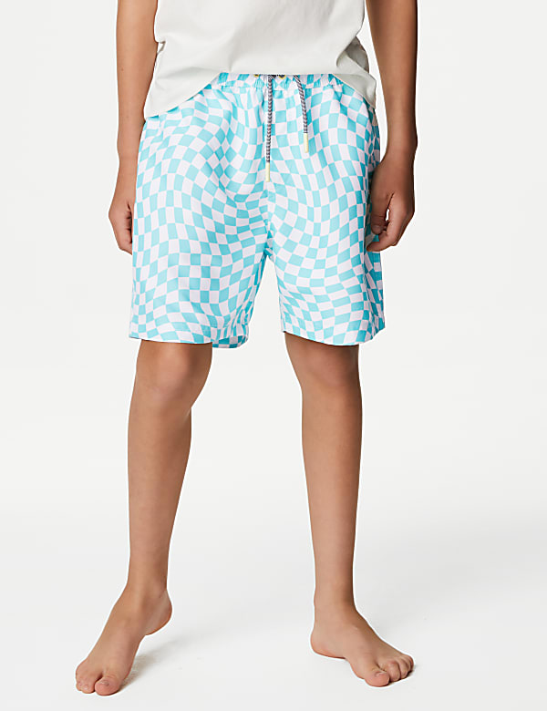 Checked Swim Shorts (6-16 Yrs)
