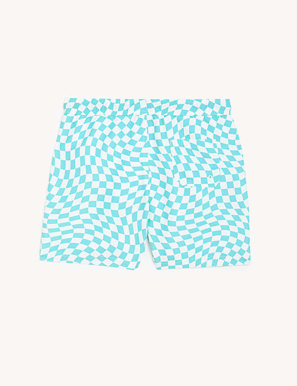 Checked Swim Shorts (6-16 Yrs)