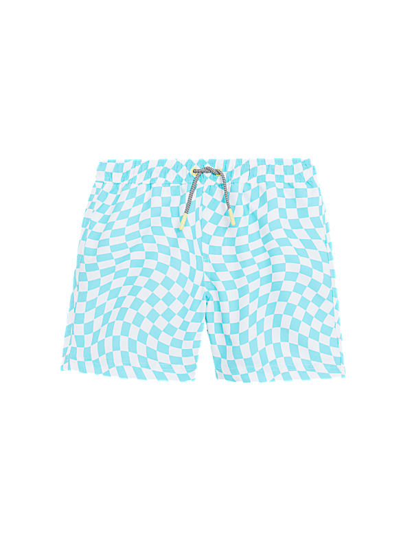 Checked Swim Shorts (6-16 Yrs)